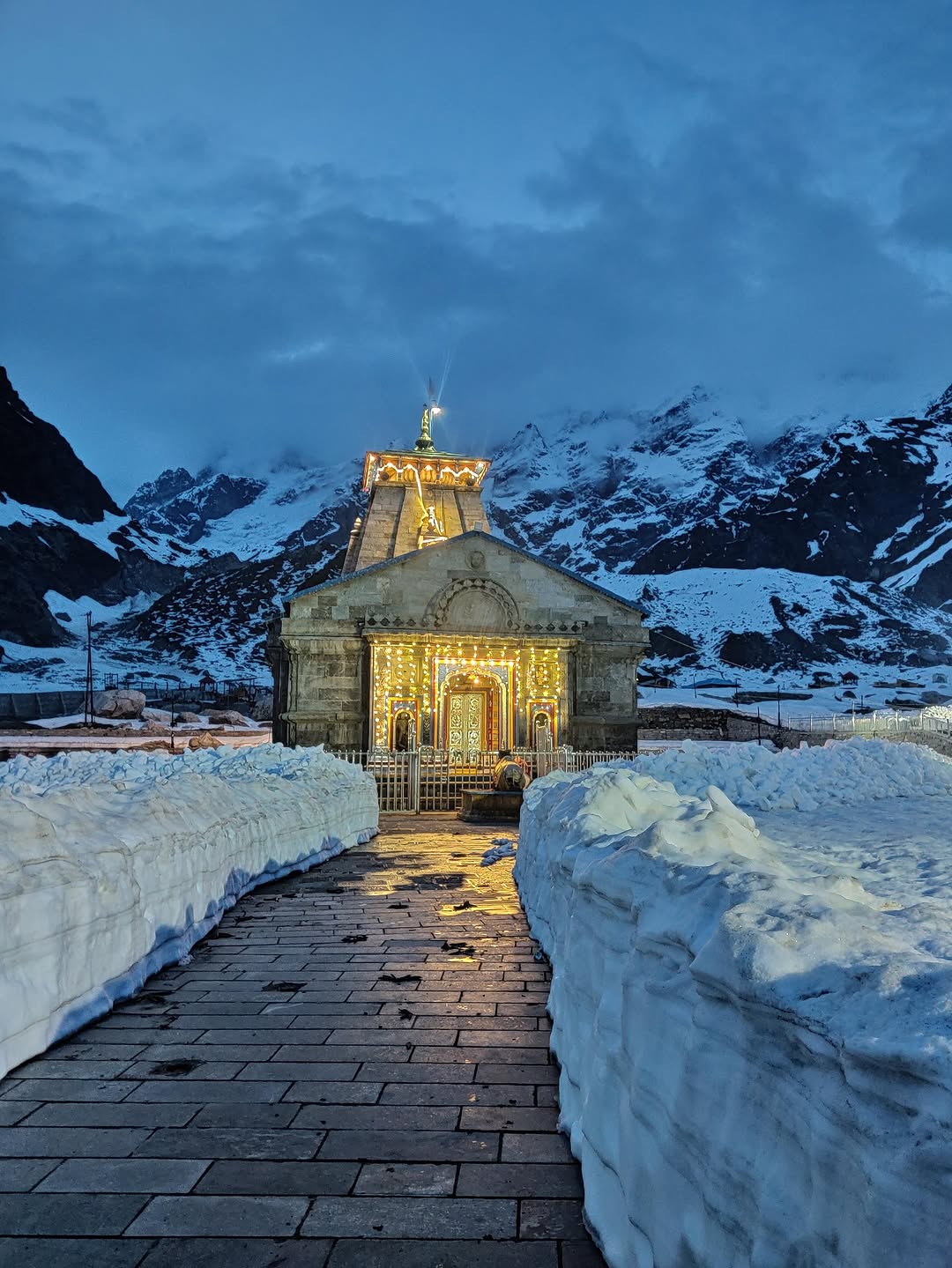 Kedarnath temple in the Himalaya